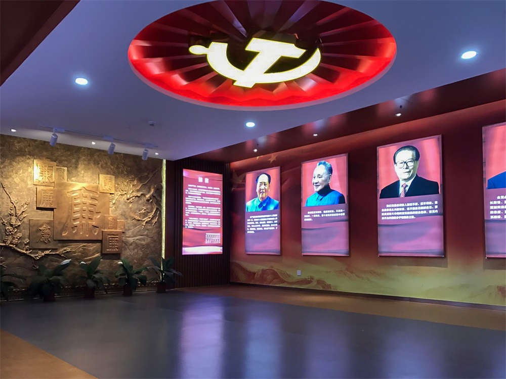 黨建展廳設計中如何體現(xiàn)黨的宣傳思想工作和輿論引導？