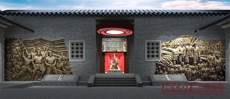 紅色展館設(shè)計的展覽區(qū)應(yīng)該如何布局？